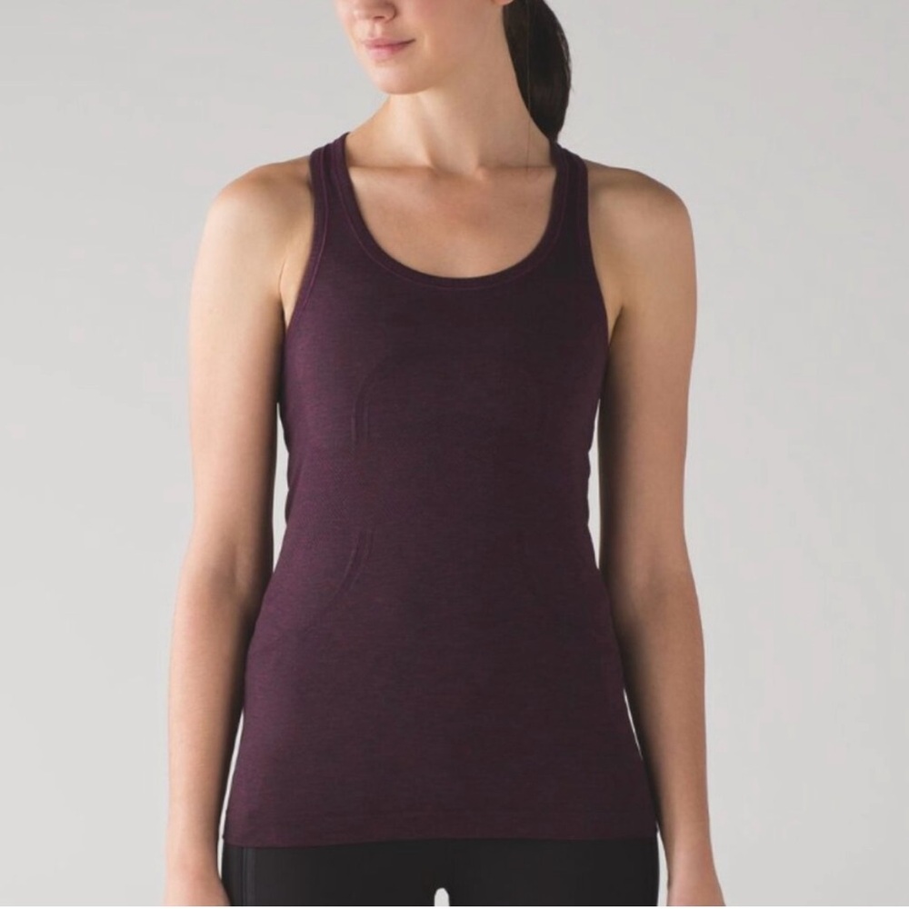 Lululemon Women Swiftly Tech Racerback Size 10 Plum